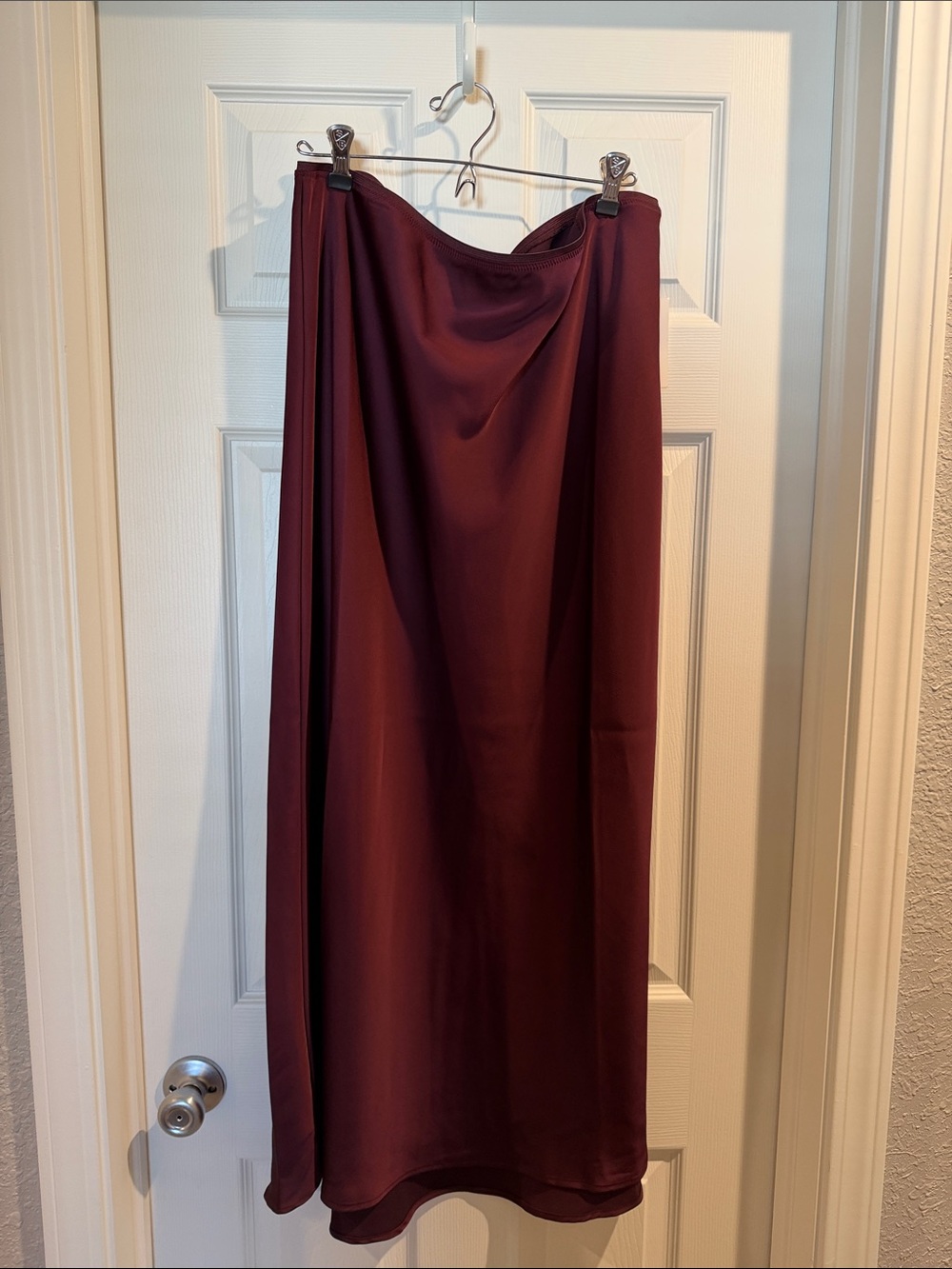 A New Day Women's Burgundy Maxi Skirt - XL